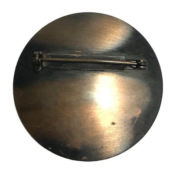 Vintage Copper Aladdins Lamp Brooch Midcentury Modern Modernist MCM Unique - Picture 3 of 3